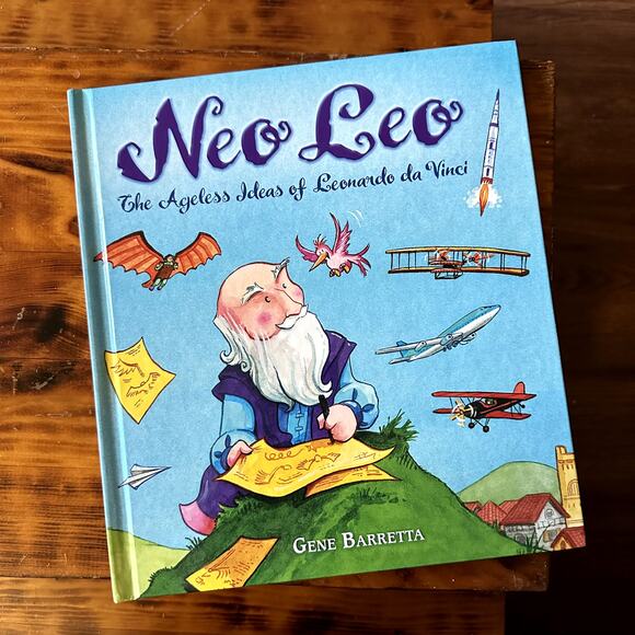 Neo Leo The Ageless Ideas Of Leonardo Di Vinci Hardcover Book - Picture 1 of 9